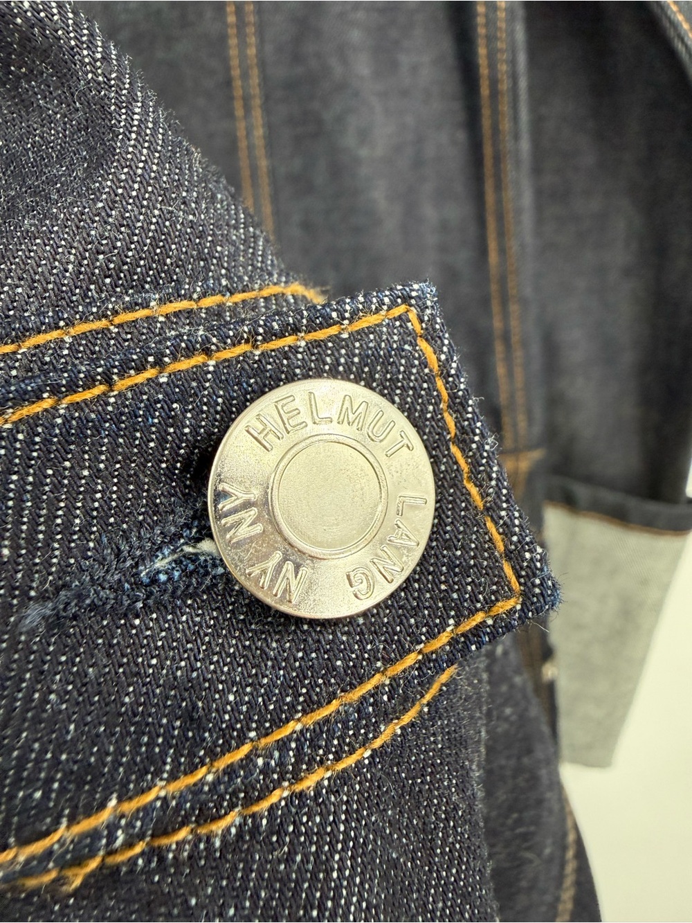 Helmut Lang Raw Indigo Denim Trench Size XS - Picture 16 of 16